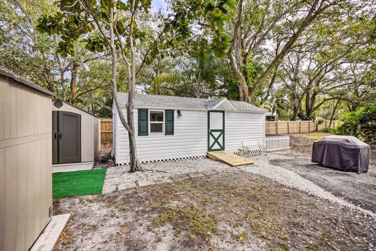 Tropical Palm Harbor Studio Walk To Gulf! Esterno foto